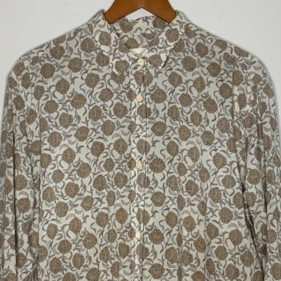 Billy Reid Printed Button Down/Blouse sz S - Picture 4 of 9